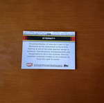 Marvel Topps Eternity Insert card like new