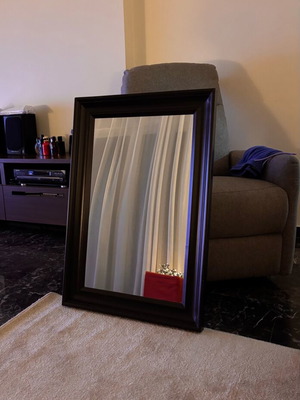 Ikea Hemnes mirror 60x90 dark brown like new
