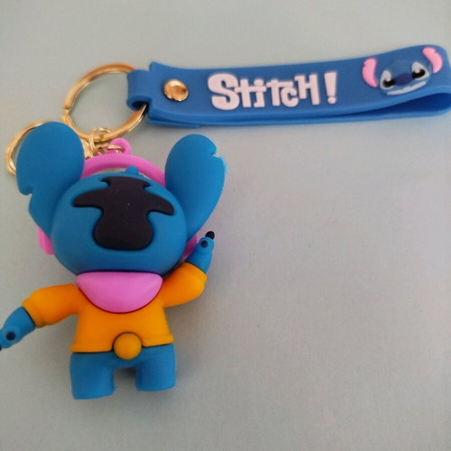 Stitch Silicone Keychain new with Disney character design