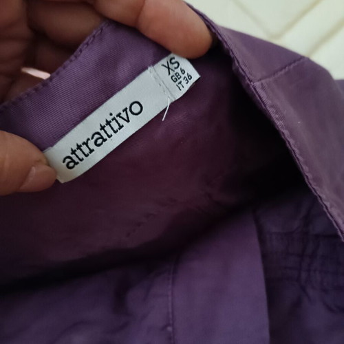 Attrattivo women's summer wide-leg pants mauve new XS