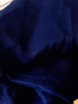 Mesh fabric for lining dark blue, 2 pieces with dimensions