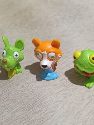 Ugly Pet Shop figures set of 3 like new