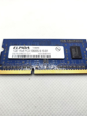 Elpida 1GB DDR3 SO-DIMM 1333MHz laptop RAM used