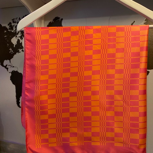 Pull & Bear scarf like new, pink and orange