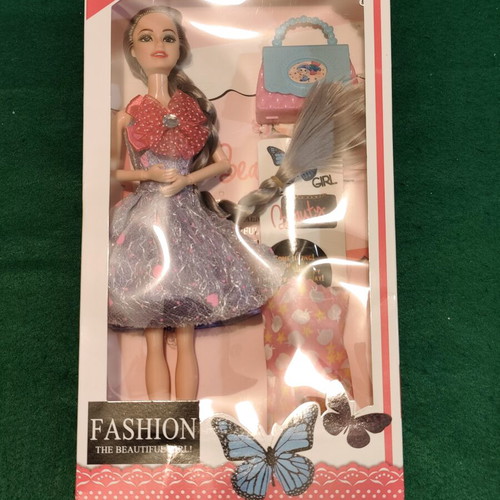 Fashion The Beautiful Girl fashion doll with accessories and extra dress