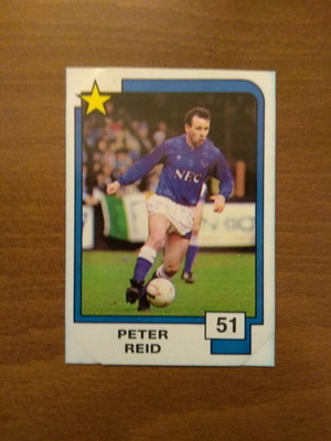 Κάρτα Panini Soccer Superstars 1988 No51 Peter Reid μεταχειρισμένη