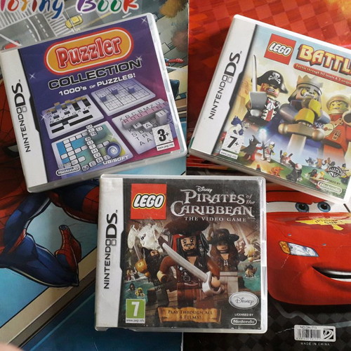 DS 3 boxed games used pack