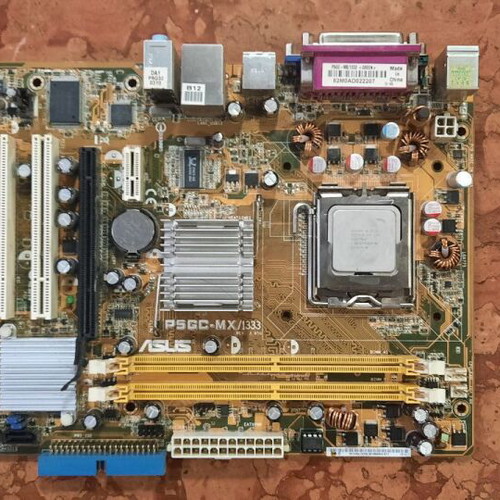 Motherboard Asus P5GC-MX/1333 LGA775 Socket mATX with Pentium Dual Core E2180 used