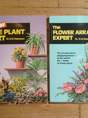 Flower arranging books used for households