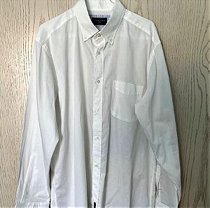 4ΤΕΜ Oxford Company ανδρικά πουκάμισα νούμερο XL. 4 κομμάτια σε ριγέ, μπλε, μπλε τζιν και λευκο χρωμα. Όλα μαζί!