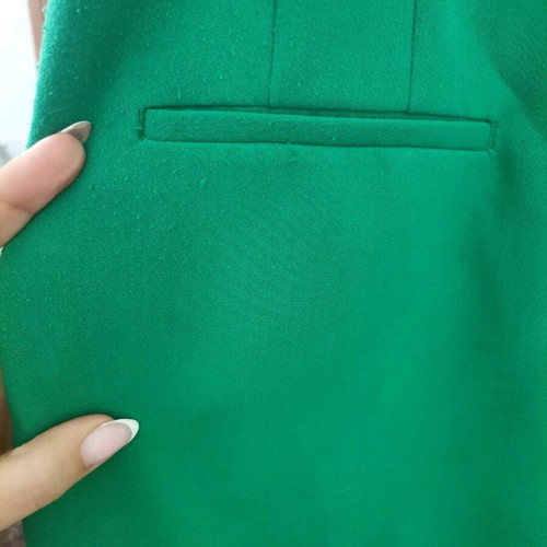 Zara women's pants used, green, size XS