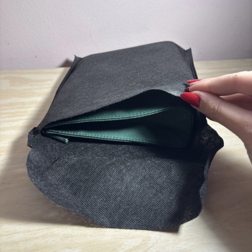 Prada toiletry bag green new