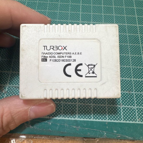 Turbo-X Filter ADSL ISDN F10B used telephone line splitter