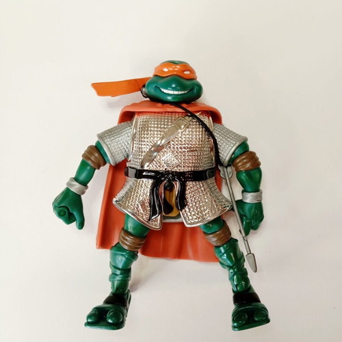 TMNT Michelangelo Ninja Knights 2004 vintage figure Playmates 13cm