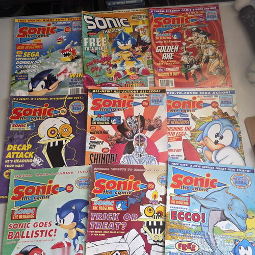 Sonic the Comic 15 Used Comic Books from 1993