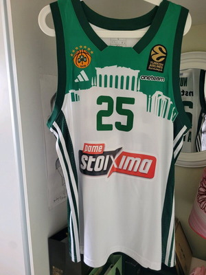 Acropolis jersey with gold Euroleague badge Kendrick Nunn like new