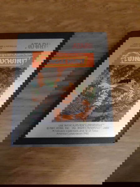 Atari 2600 jungle hunt ( video game ) cartridge κασετα παιχνιδι game