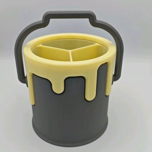 Pencil holder new bucket-shaped made with esun pla+ 3d printer material