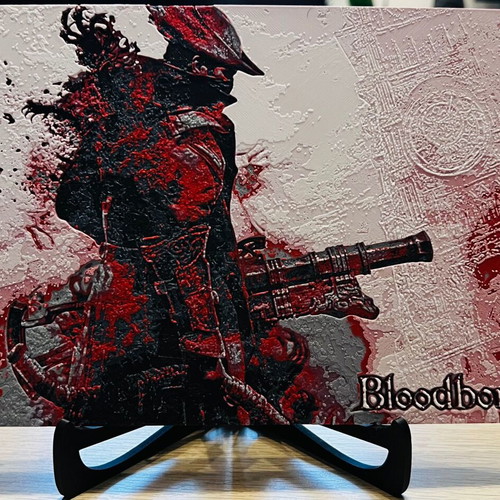 3D embossed BloodBorne image for PS4 and PS5, new