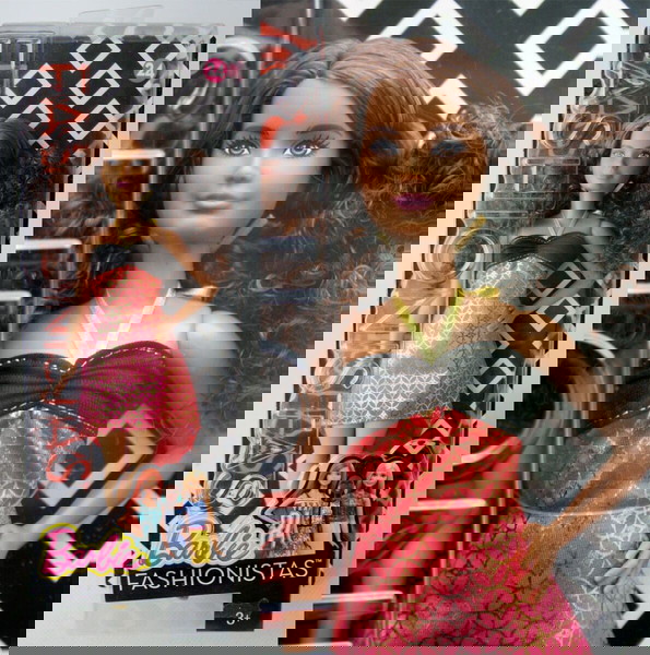 BARBIE FASHIONISTAS DOLL #24 CRAZY FOR CORAL 2015  MATTEL ΣΦΡΑΓΙΣΜΕΝΗ !