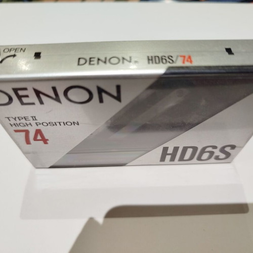 Denon HD6S 74 cassette tapes new, Type II Chrome