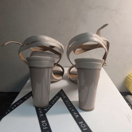 What For high-heeled sandals, size 38, beige