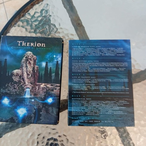 Therion Celebrators Of Becoming 4DVD and 2CD used, metal