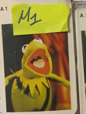 Muppet Show trump cards used, collection of 31 cards