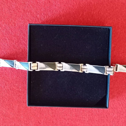 Vintage solid silver bracelet like new, size 22 cm