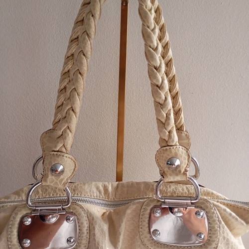 Guess Vintage shoulder bag, champagne color