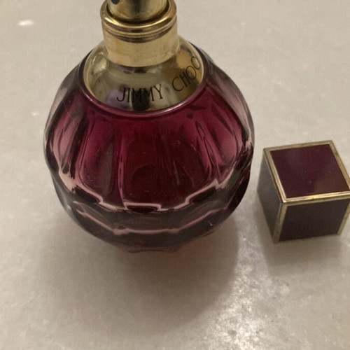Jimmy Choo perfume bottle used, empty