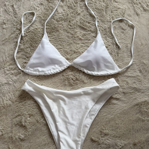 Shein white bikini set, size XS / 34 / 6