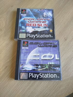 Colony Wars PlayStation (PS1) set used with booklets and double CD