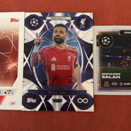 Mohamed Salah Pharaoh 3 Cards Set new