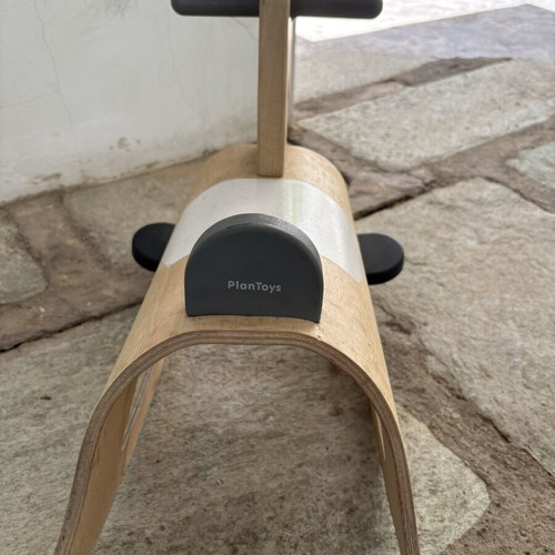 Classic Black and White Wooden Rocking Horse Plantoys used, eco-friendly educational toy