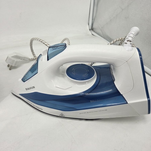 Taurus Bali 3200 Ceramic Steam Iron new, 3200W, white-blue design