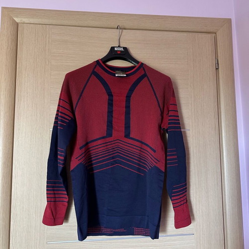 Thermal long-sleeve shirt new, red and blue, size XL