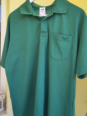Puma men's polo shirt like new, green, XL