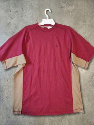 The North Face Tekware vintage men's t-shirt XXL like new, burgundy and beige