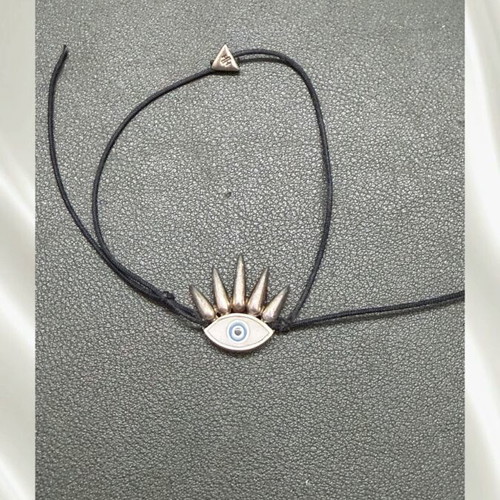 Honor Omano bracelet with eye design used, black
