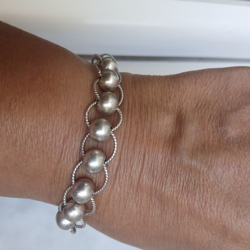 925 silver bracelet, 19 cm, 22 grams