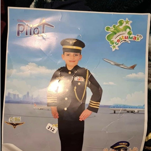 Pilot carnival costume like new, 4-5 years old