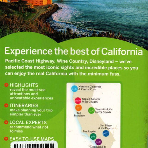 Discover California travel guide new by Lonely Planet