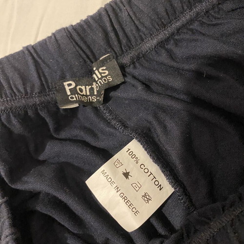 Parthenis pants like new, lightweight cotton, blue, size S