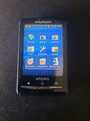 Sony Xperia Mini μεταχειρισμένο, 16GB, μαύρο, με καλή μπαταρία