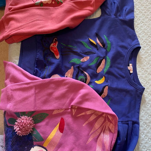 Girls' winter blouses used, sizes 140 cm and 146-152 cm, pack of 11
