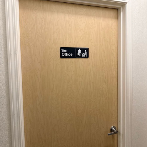 The Office office sign like new