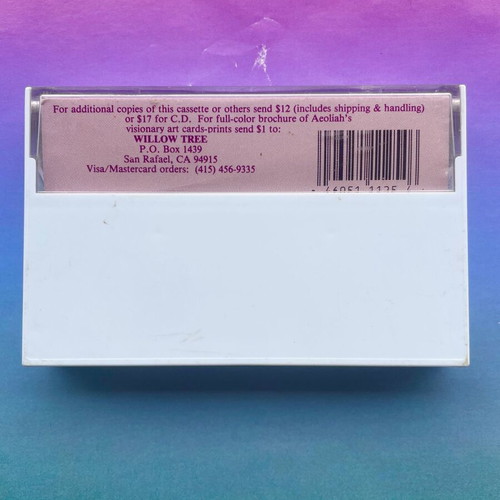 Aeoliah Angel Love cassette tape like new, electronic music 1985