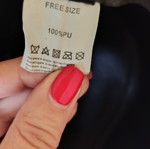 Antonella Store Καπέλο Μεγάλο Γείσο καινούργιο, μπορντό δερματίνη
