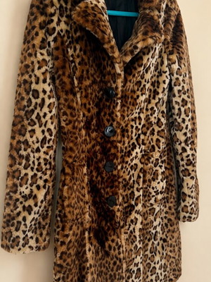 Fur coat, brown, size S
